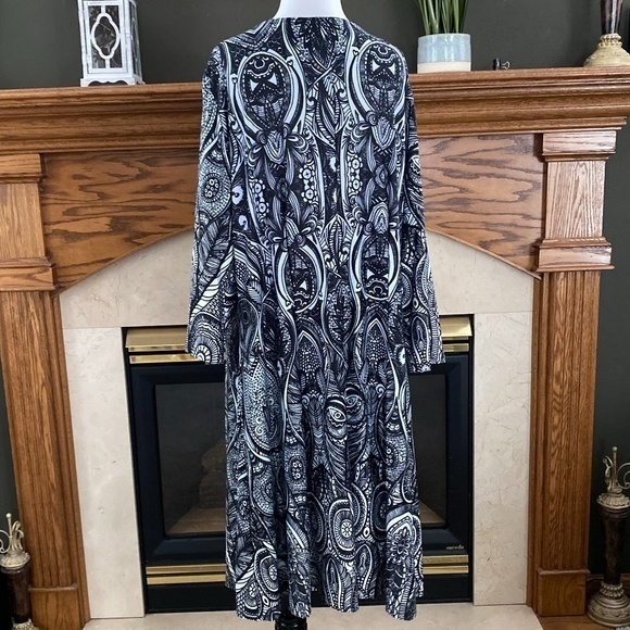 R & B Collection‎ Abstract Pullover Dress Sz.3X NWT - Picture 7 of 12